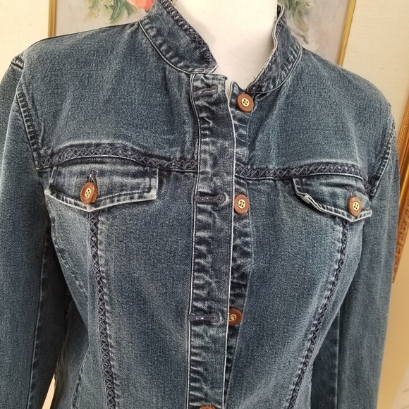 Jones New York Jackets & Blazers - Jones New York Signature Vintage Jean Jacket